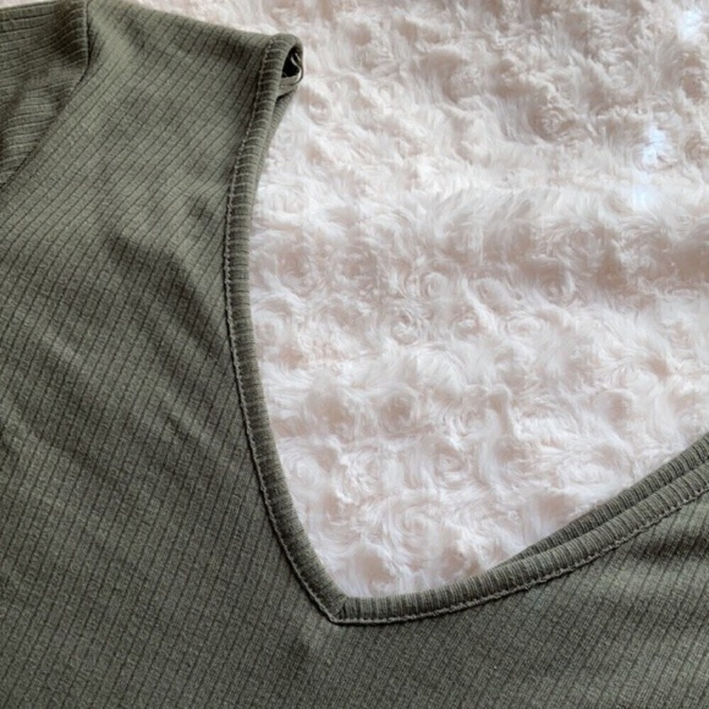 Mudd Green ribbed bodysuit - Picture 2 of 4